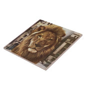 Löwe in der Stadt Fliese (Seite)