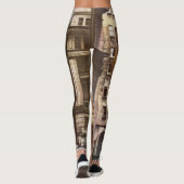 Löwe in der Stadt Leggings (Rückseite)