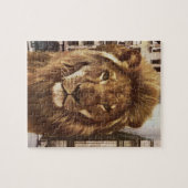 Löwe in der Stadt Puzzle (Horizontal)