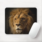 Löwe in Dunkelheit mousepad (Mit Mouse)