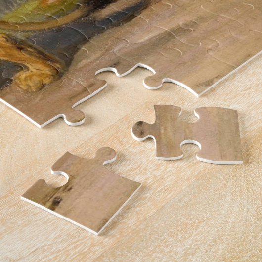 Löwe in einer Bergwelt | Rosa Bonheur Puzzle (Seite)