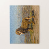 Löwe in einer Bergwelt | Rosa Bonheur Puzzle (Vertikal)