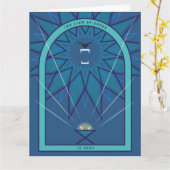 Löwe in einer Gefahr Karte (Gelbe Blume)