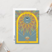 Löwe in einer Gefahr Karte (Vorderseite/Rückseite Beispiel)