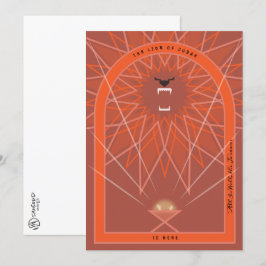 Löwe in einer Gefahr Karte