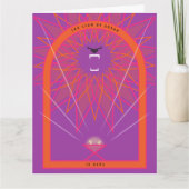 Löwe in einer Gefahr Karte (Vorderseite)