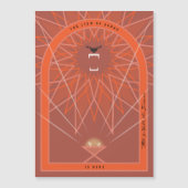 Löwe in einer Gefahr Magnetkarte (Vorderseite)