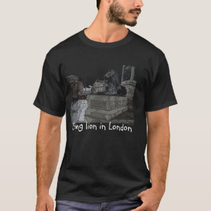 Löwe in London sein T-Shirt