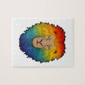 Löwe in Regenbogenfarben Puzzle (Horizontal)