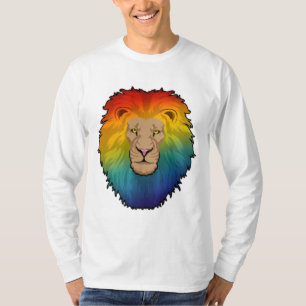 Löwe in Regenbogenfarben T-Shirt