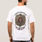 Löwe innerhalb Krieger T-Shirt – entfessle die Bes (Rückseite)