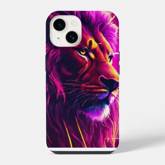 Löwe iPhone Hülle (Rückseite)