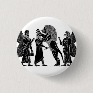 Löwe-Jagd Button