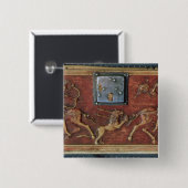 Löwe-Jagd, Plakette von einer byzantinischen Button (Vorne & Hinten)