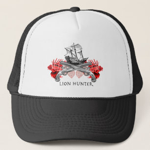 Löwe-Jäger-Schiff Truckerkappe