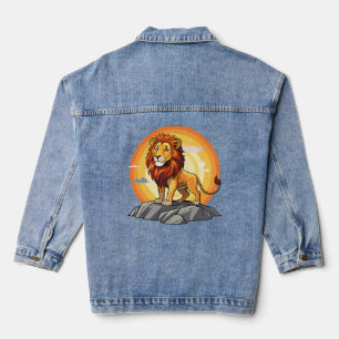 Löwe Jeansjacke