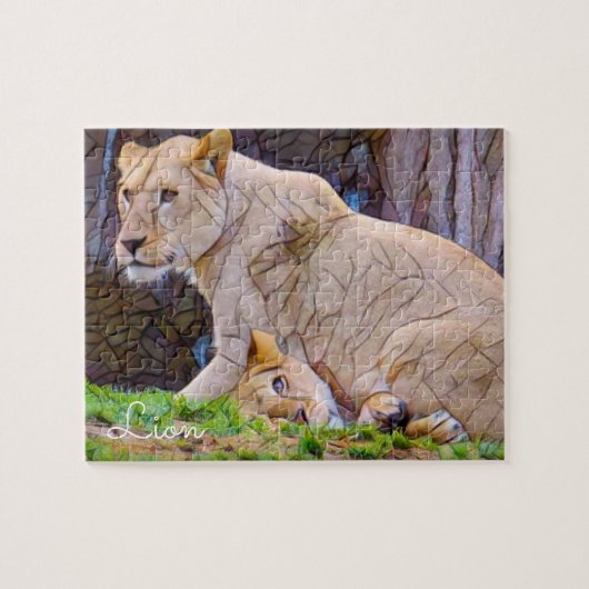 Löwe [Jigsaw puzzle: 110P] Puzzle (Horizontal)