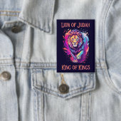 Löwe Juda Christlicher Glaube Jesus Gabe Button (Insitu)