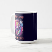 Löwe Juda Christlicher Glaube Jesus Gabe Kaffeetasse (Vorderseite Links)
