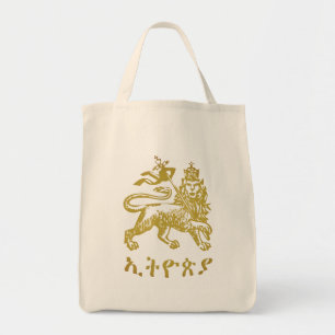 Löwe Juda Haile Selassie I Jah Rastafari HIM Tragetasche