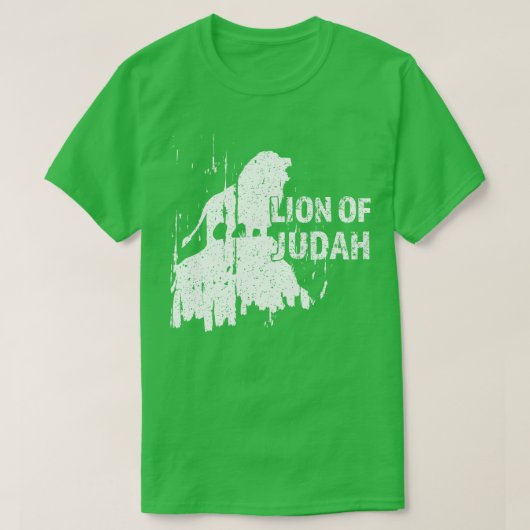 Löwe Juda Löwe Jesus Glaube Christlicher Gott T-Shirt (Design vorne)