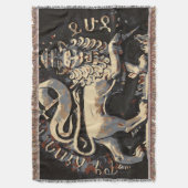 Löwe Judah erdigen Rasta Entwurfs Decke (Vorderseite Vertikal)