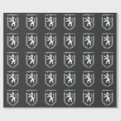 Löwe Judah jüdischer Stolz-Israel-Flagge Jerusalem Geschenkpapier (Flach)