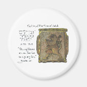 Löwe Judah Ring Magnet (Vorne)