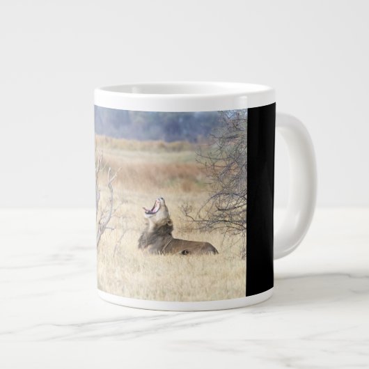 Löwe Jumbo-Tasse (Vorderseite Rechts)