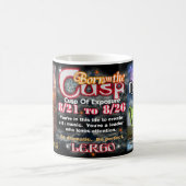 Löwe-Jungfrauspitzenastrologie Kaffeetasse (Mittel)