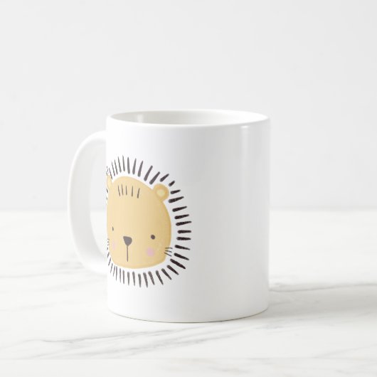 Löwe Kaffeetasse (Vorderseite Links)
