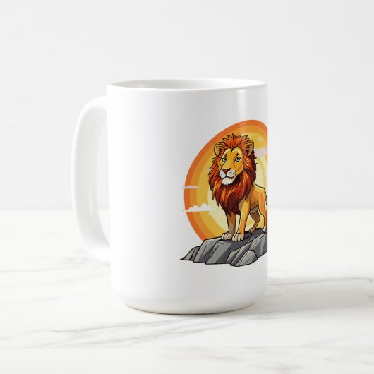 Löwe Kaffeetasse (Vorderseite Links)