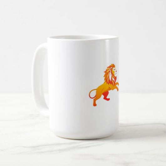 Löwe Kaffeetasse (Vorderseite Links)