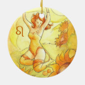 Löwe Keramik Ornament (Hinten)