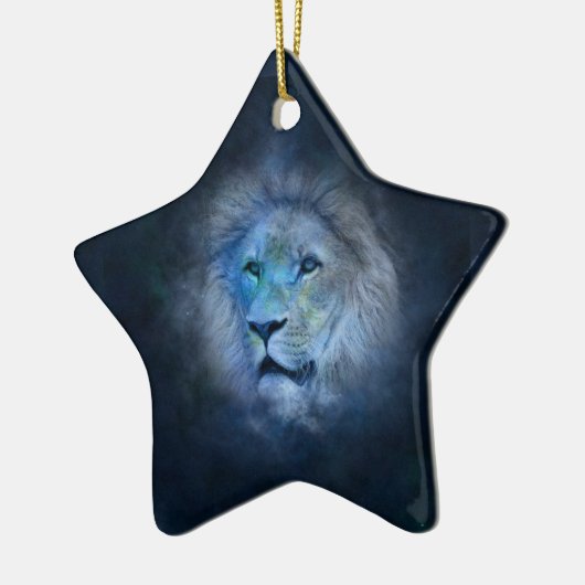 Löwe Keramikornament (Links)