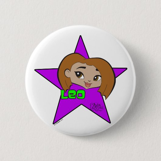 Löwe-Knopf Button (Vorderseite)