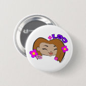 Löwe-Knopf Button (Vorne & Hinten)