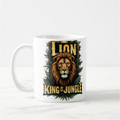 Löwe: König des Dschungels Kaffeetasse (Links)