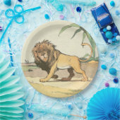 Löwe, König des Dschungels Pappteller (Party)