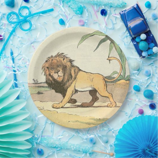 Löwe, König des Dschungels Pappteller (Party)