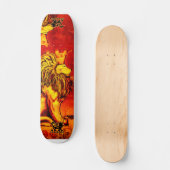 Löwe-König Skateboard Skidone (Vorderseite)