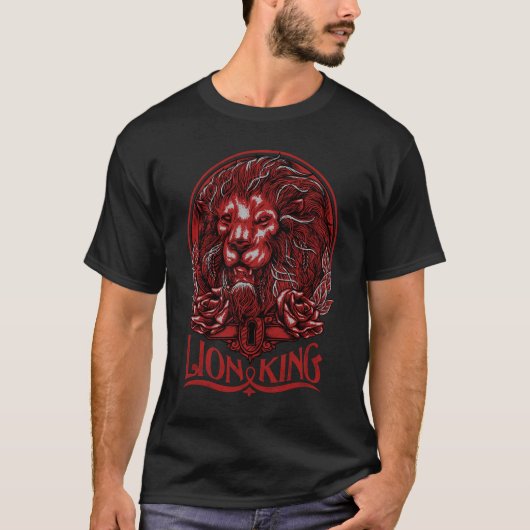 Löwe-König T-shirt (Vorderseite)