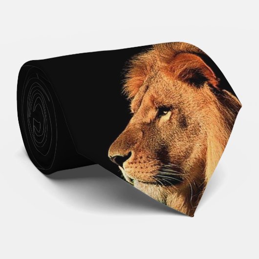 Löwe Krawatte (Gerollt)