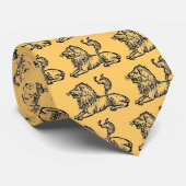 Löwe-Krawatte Krawatte (Gerollt)