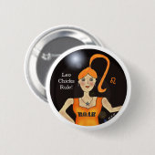 Löwe-Küken-Regel! Knopf Button (Vorne & Hinten)