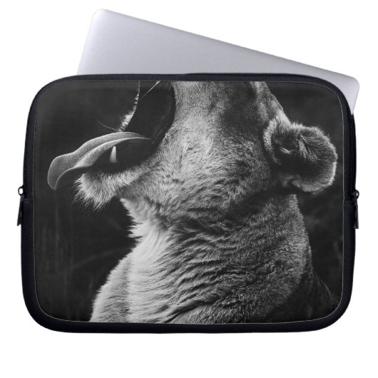 Löwe Laptopschutzhülle (Vorderseite)