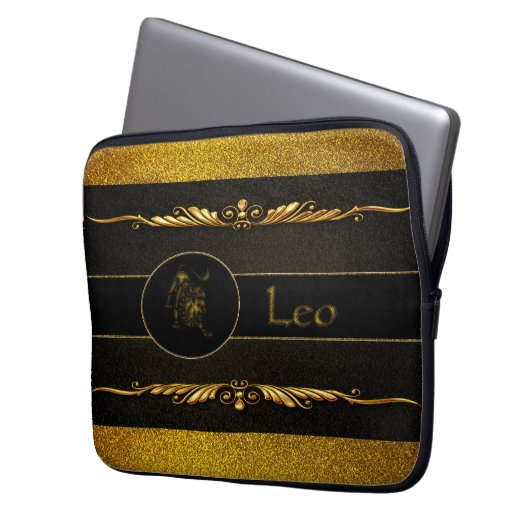 Löwe Laptopschutzhülle (Vorderseite Links)