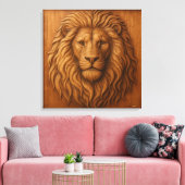 LÖWE LEINWANDDRUCK (Insitu (Wohnzimmer))