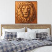 LÖWE LEINWANDDRUCK (Insitu (Schlafzimmer))