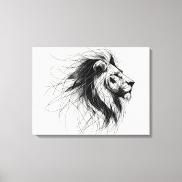 Löwe Leinwanddruck